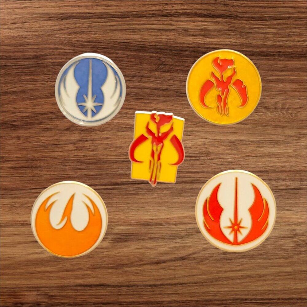 5 Star Wars Disney Parks Trading Pins, Plus 2 Bonus Pins